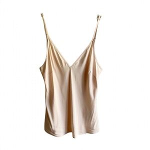 Maje Blush Camisole Size 1 Strappy V-Neck Cami Spring Tank Top Layering Blouse